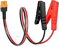 Vista 1 de XT60 a clips de cocodrilo, conector hembra XT60 de 12 AWG XT60, cable de desconexión rápida compatible con batería RC, estación de energía portátil