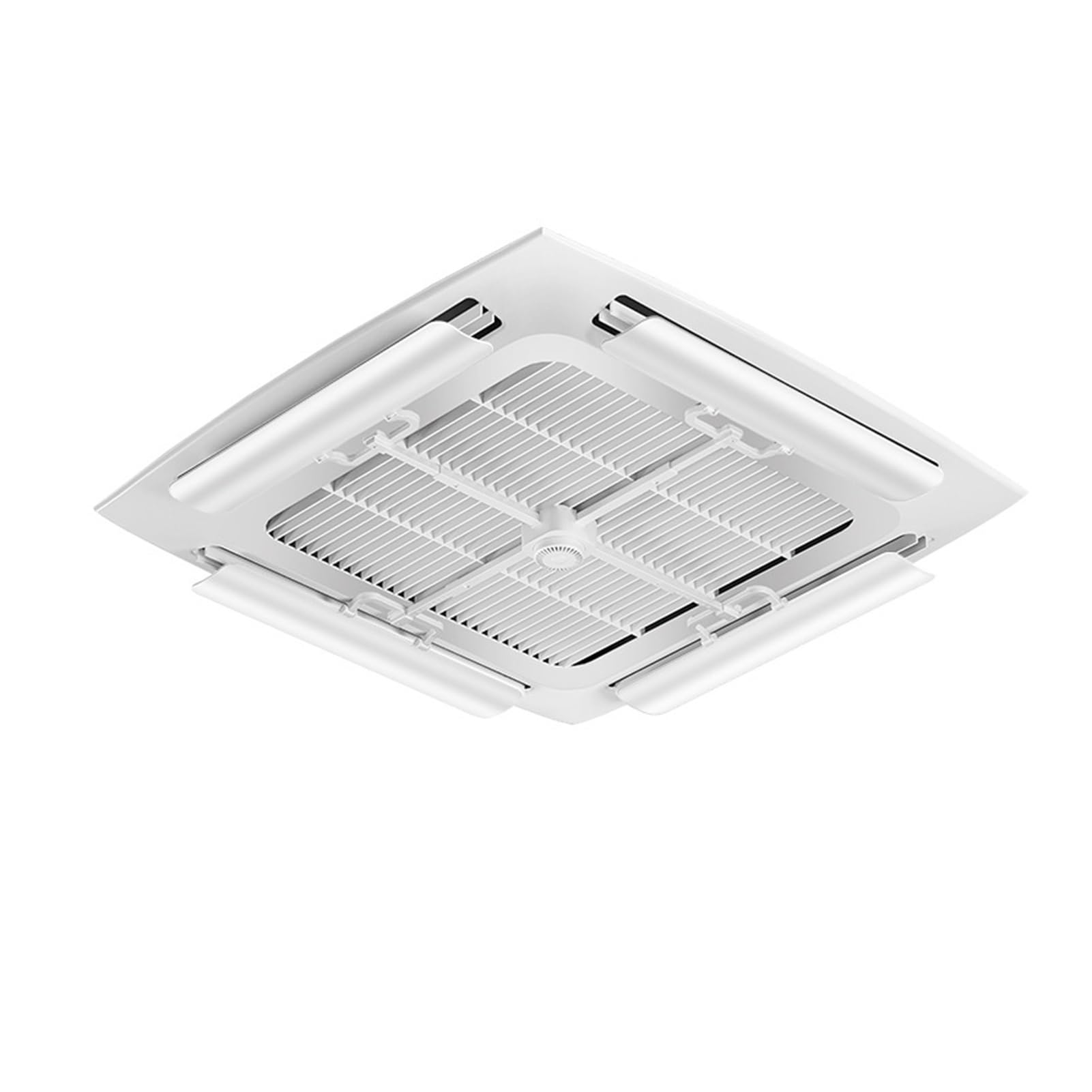 JUSKAQZYI 4-Way AC Wind Baffle Ceiling Cassette Air Deflector Adjustable Reusable Anti Direct Blow, for Home and Office
