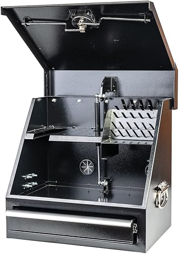 Miniatura 4 de Montezuma Acero 18" x 12" Triángulo Shopbox, Negro