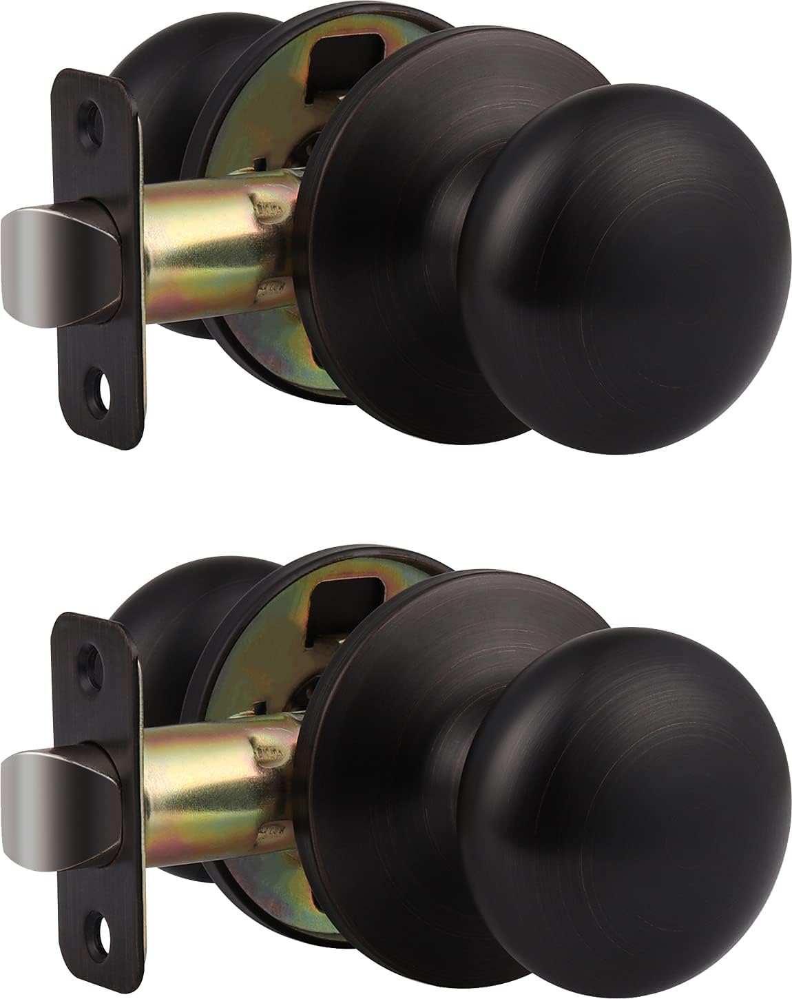 home improvement direct No Lock Passage Door Knob, Oil Rubbed Bronze