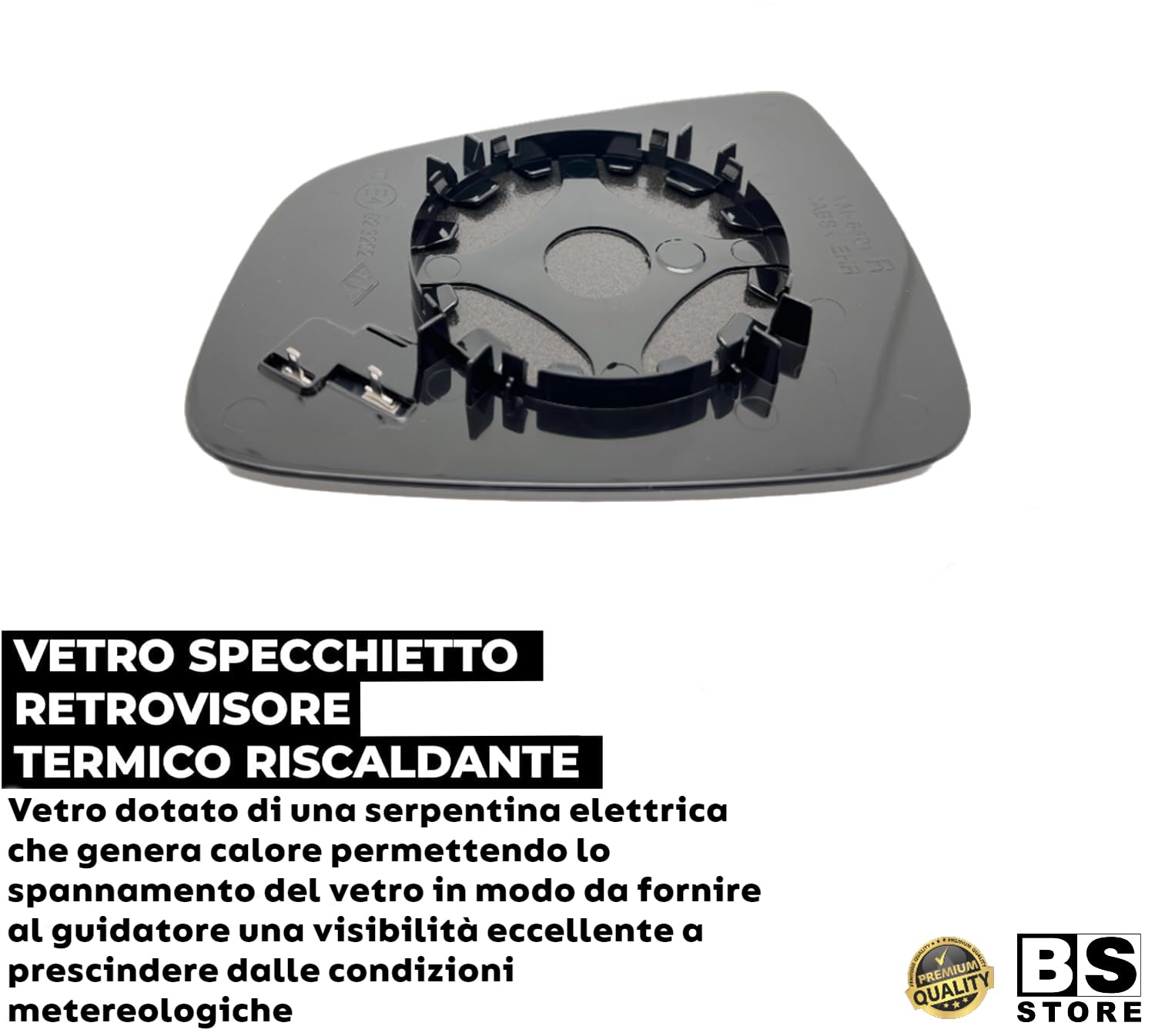 VETRO PIASTRA SPECCHIO RETROVISORE DX DESTRO FORD KUGA 2008-2012