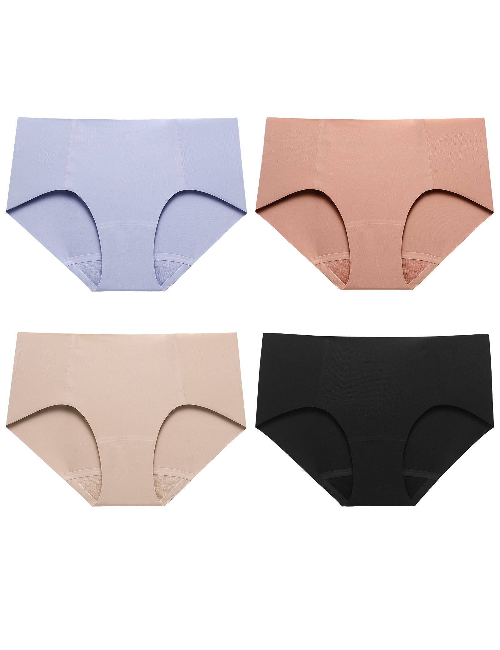 LilySilk Silk Panties Seamless Women Soft Silk Knit Underwear Brief for Ladies High Wasit Comfy Lingerie Panty Breathable