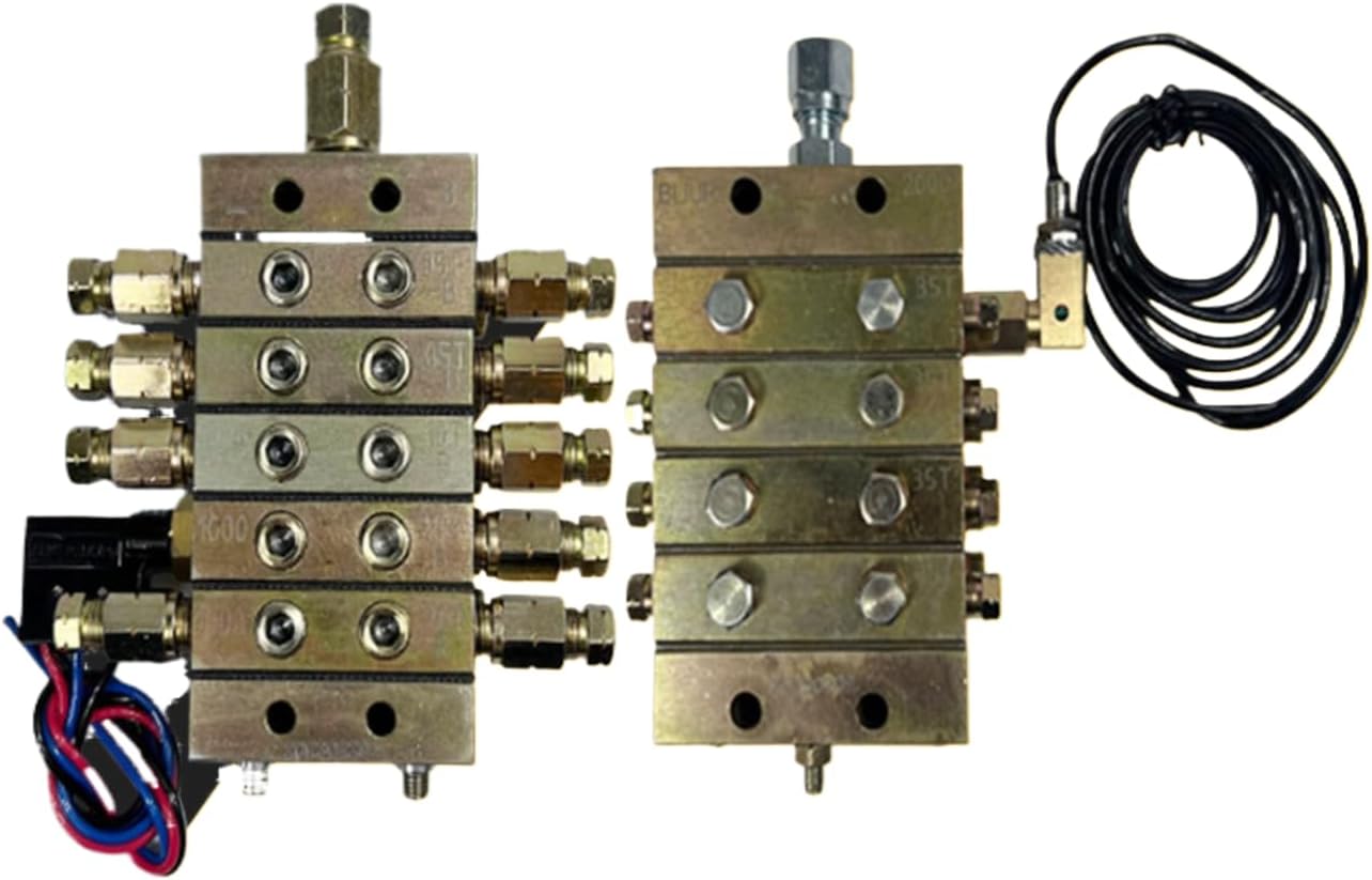 1pcs 2000/1000 Type Type Oil Separator Distribution Valve(2000 1in18out+Switch)