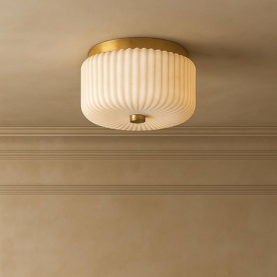 Mitzi Lydia Flush Mount Ceiling Light | Aged Brass Finish | Opal Mitzi Lydia Flush Mount Ceiling Light | Aged Brass Finish | Opal
