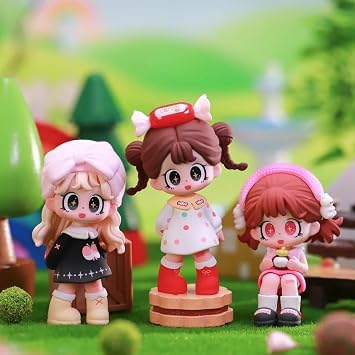 Milay Cute Girl Fruit Series Mini Blind Box Figures Single Box Home Decoration Car Ornament