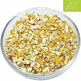 🌽 GESUNDE NÄHRSTOFFQUELLE: Der zerkleinerte Mais enthält gesunde Kohlenhydrate, Eiweiß & viele Vitamine. Außerdem ist er reich an Mineralstoffen wie Eisen, Kalzium & Zink. Analytische Bestandteile: 9,4% Rohprotein; 4,1% Rohöle u. -fette; 2,3% Rohfaser; 1,4% Rohasche.