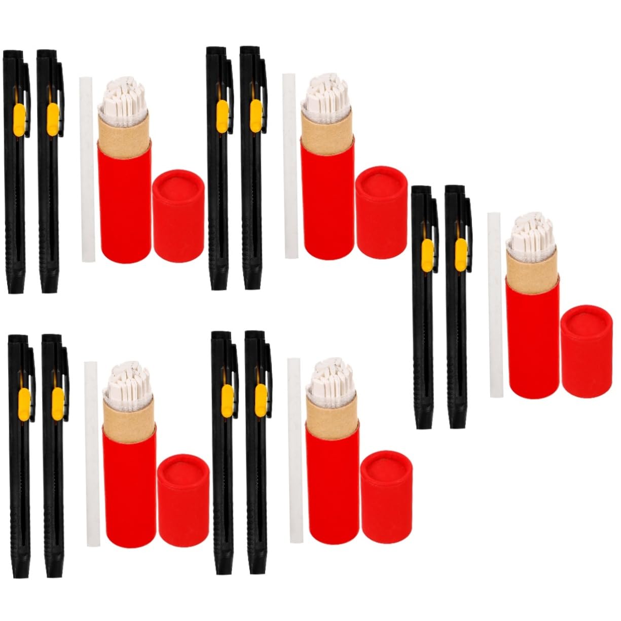 10ensembles Crayon De Tailleur Marqueur Craie De Traçage De Crayons Rechargeables pour Couture Et Marquage Pratique