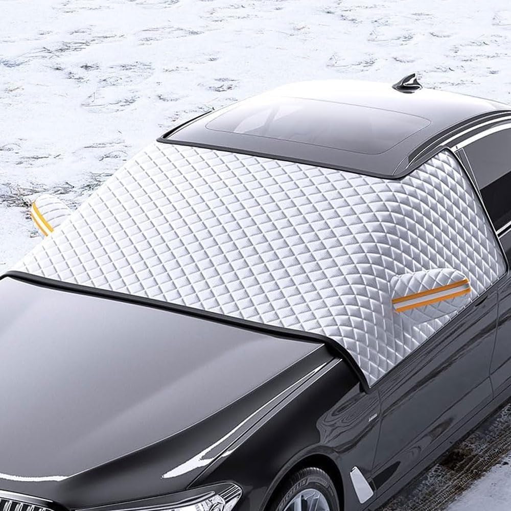 Luuxwpfz Car Windscreen Cover, For Mitsubishi Triton L200 Thicken Ice Protection Foils Cover Ice Frost Protector Front Window Covers