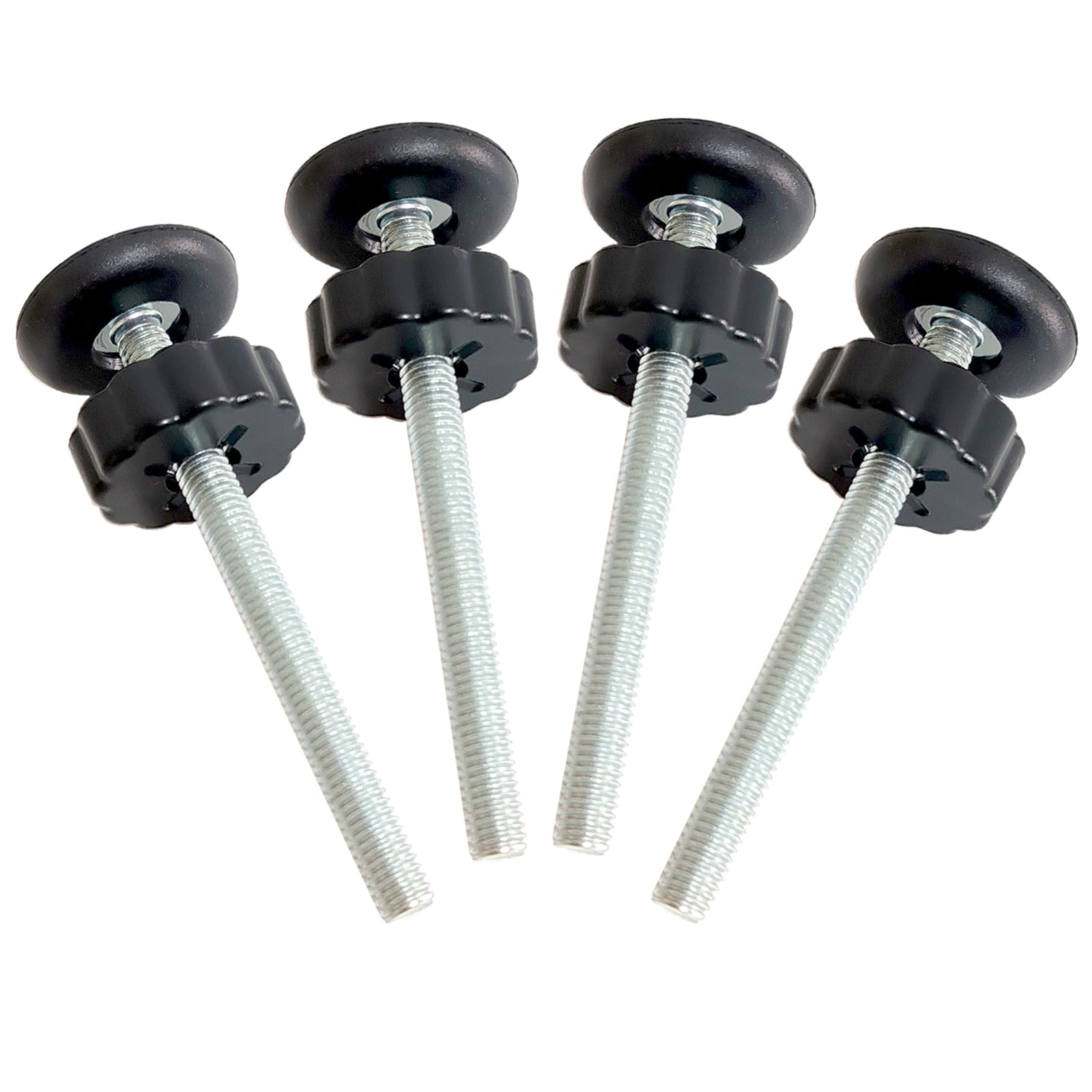 Pet Gates Spindle Rods 8mm(M8) - Replacement Parts Threaded Screw Bolts Hardware Kit Wall Protector for Baby Pressure Mounted Safety Door & Pet Stair