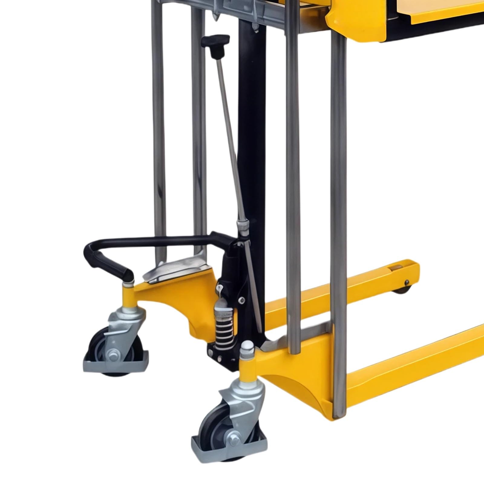 Lager Universeller hydraulischer Radstapler mit Abdeckplatte for Lagerstapelarbeiten Materialtransport