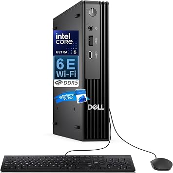 Dell Pro Micro Business Desktop Computer, 16GB DDR5 RAM, 512GB SSD