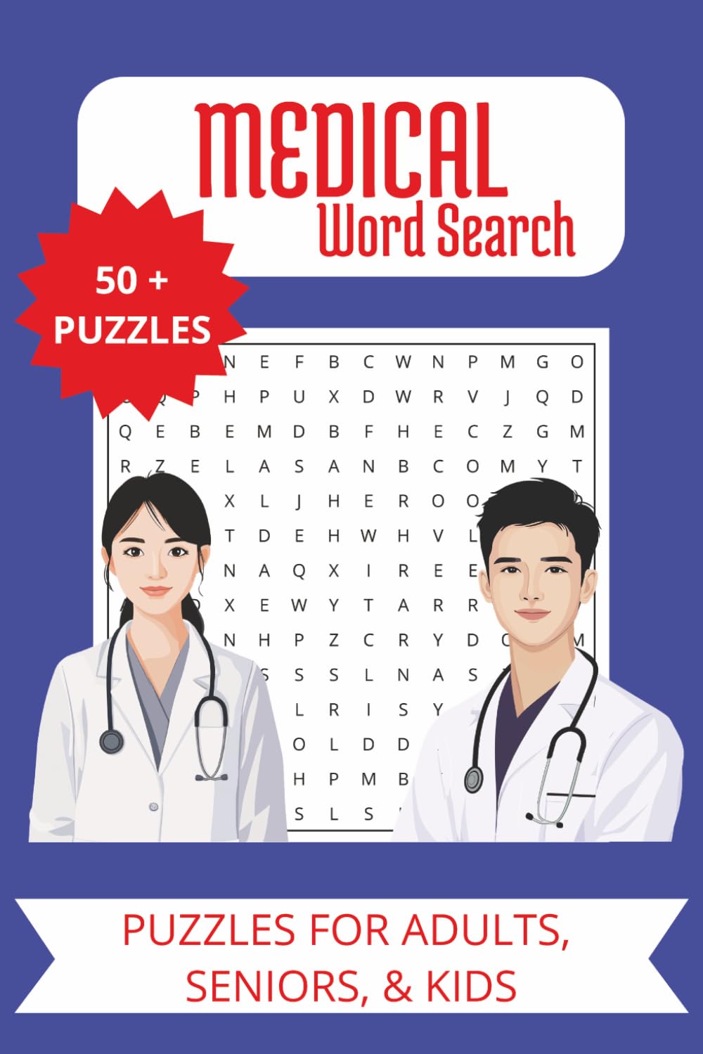 Medical Terms Word Search Puzzle Book: Word Searches with Easy to Read Print about Medical Terminology, Health Professions, Anatomy and More | 6x9 ... … Gifts for Vacations, Holidays and Free Time
