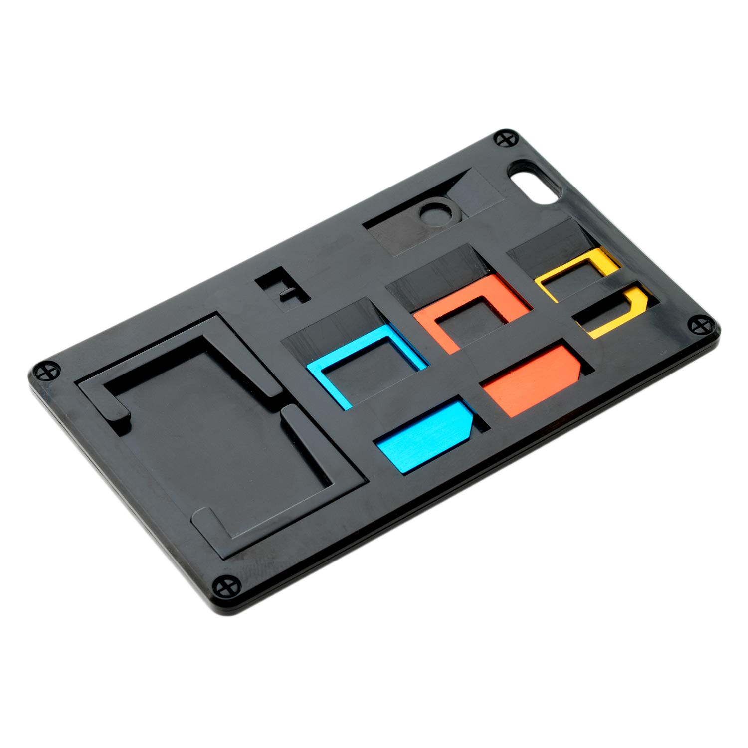 Amazon | ミヨシ SIM変換アダプター付きカードホルダー ブラック SCM 