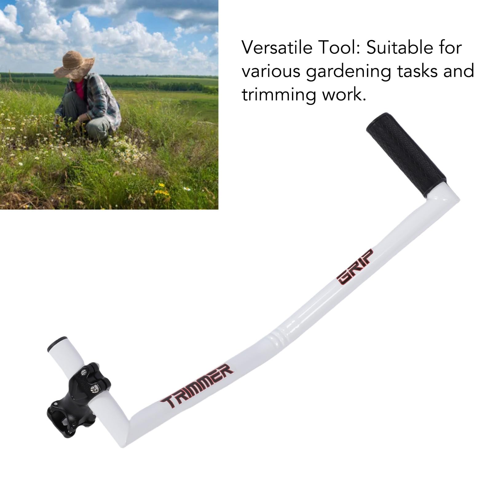 Brrnoo Impugnatura per Decespugliatore Impugnatura Ergonomica per Decespugliatore Accessorio per Decespugliatore per Prato Impugnatura per Decespugliatore per Prato per Cura del Prato
