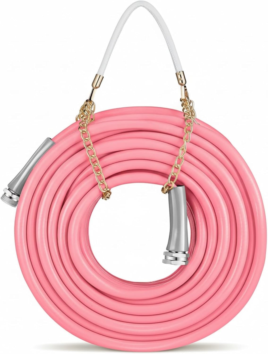 50 ft 5/8 Inch Pink Garden Hose Colors Garden Hose for Any Nozzle Drinking Water Safe Personalized Color for Outdoor Living