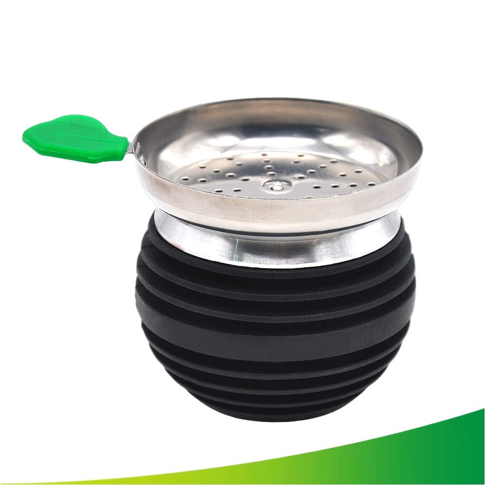 Black Apple Hookah Charcoal Holder
