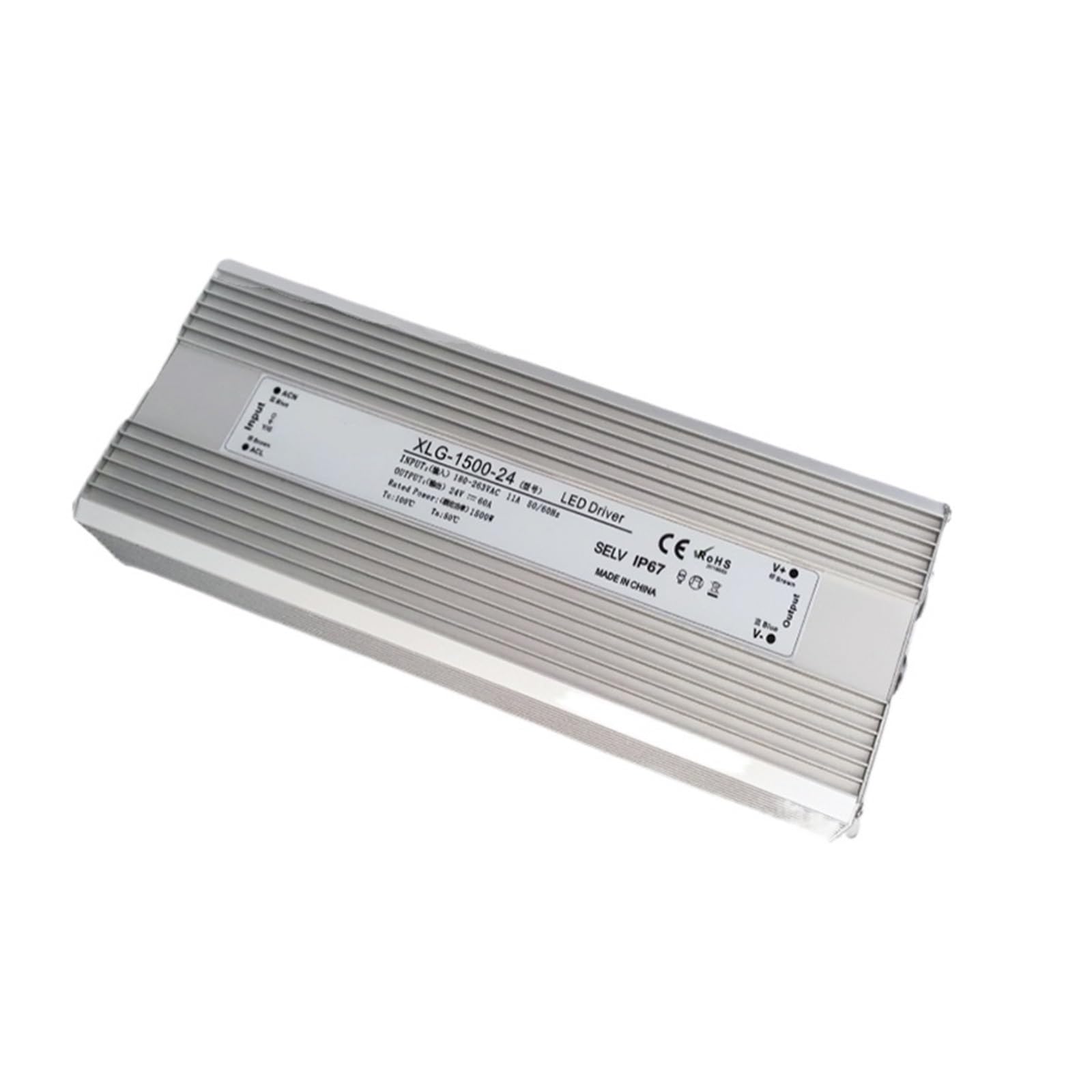 JJKKOZVQF 1500W Switching Power Supply AC 180-263V to DC 24V 36V 48V XLG-1500(36V 41A)