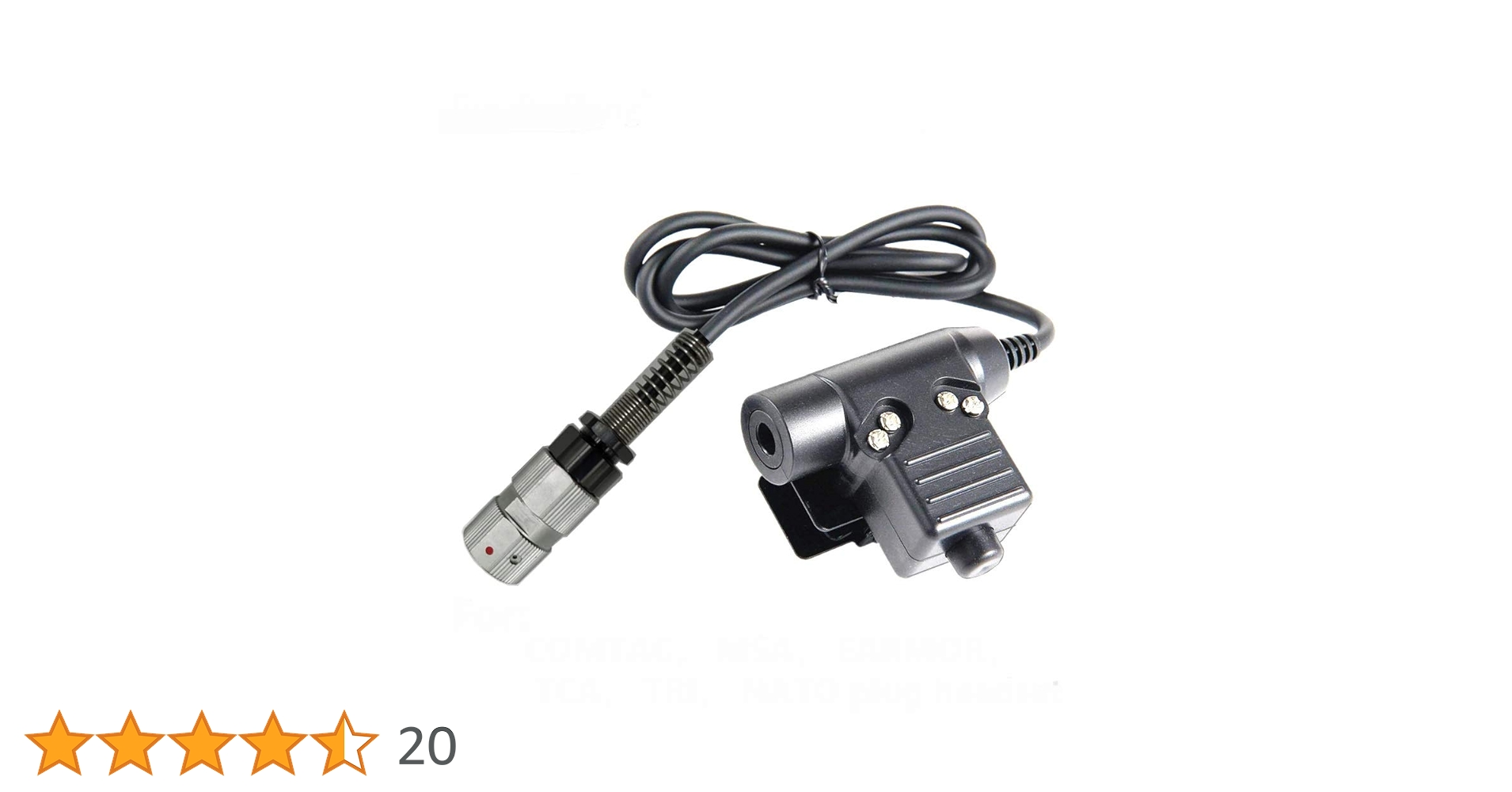 新品 PRC148用 マリタイムコネクターptt U94 PTT w MIL-C-55116 6-Pin Connector for AN/PRC-148 & AN