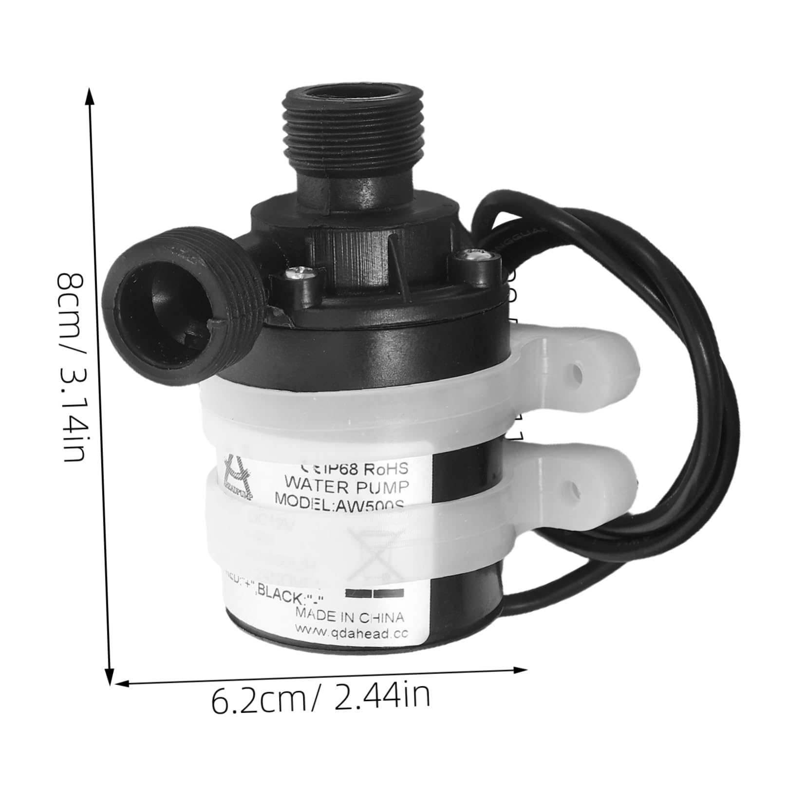 SUPVOX Pompa Sommergibile Per Laghetto Micro Pompa Di Circolazione Dc Senza Spazzole Per Acquario Fontana Impianto Idroponico Circolazione