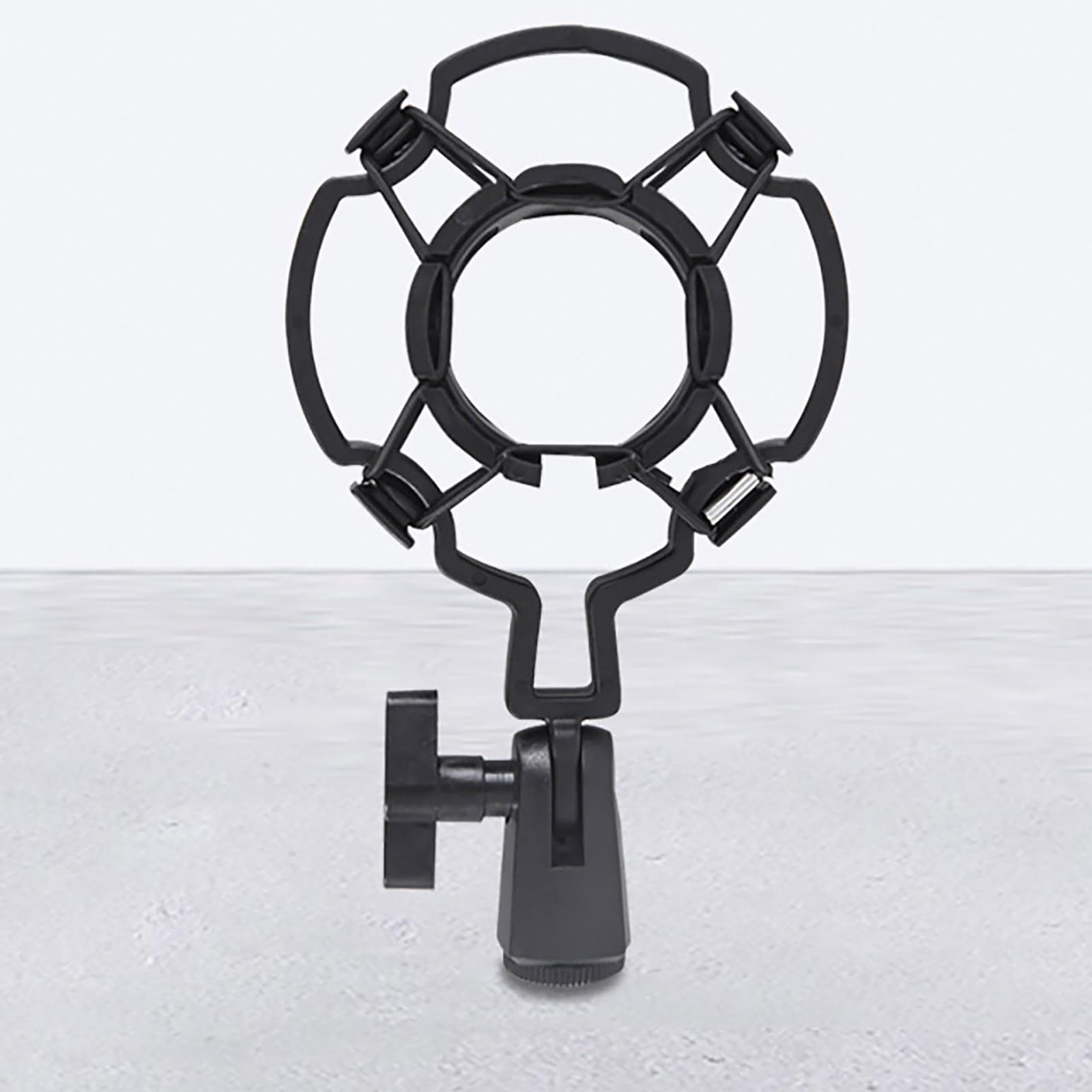 Adjustable 360 Degree Microphones Shock Mount Holder For Reducing Vibrations Noise In Studio Environment