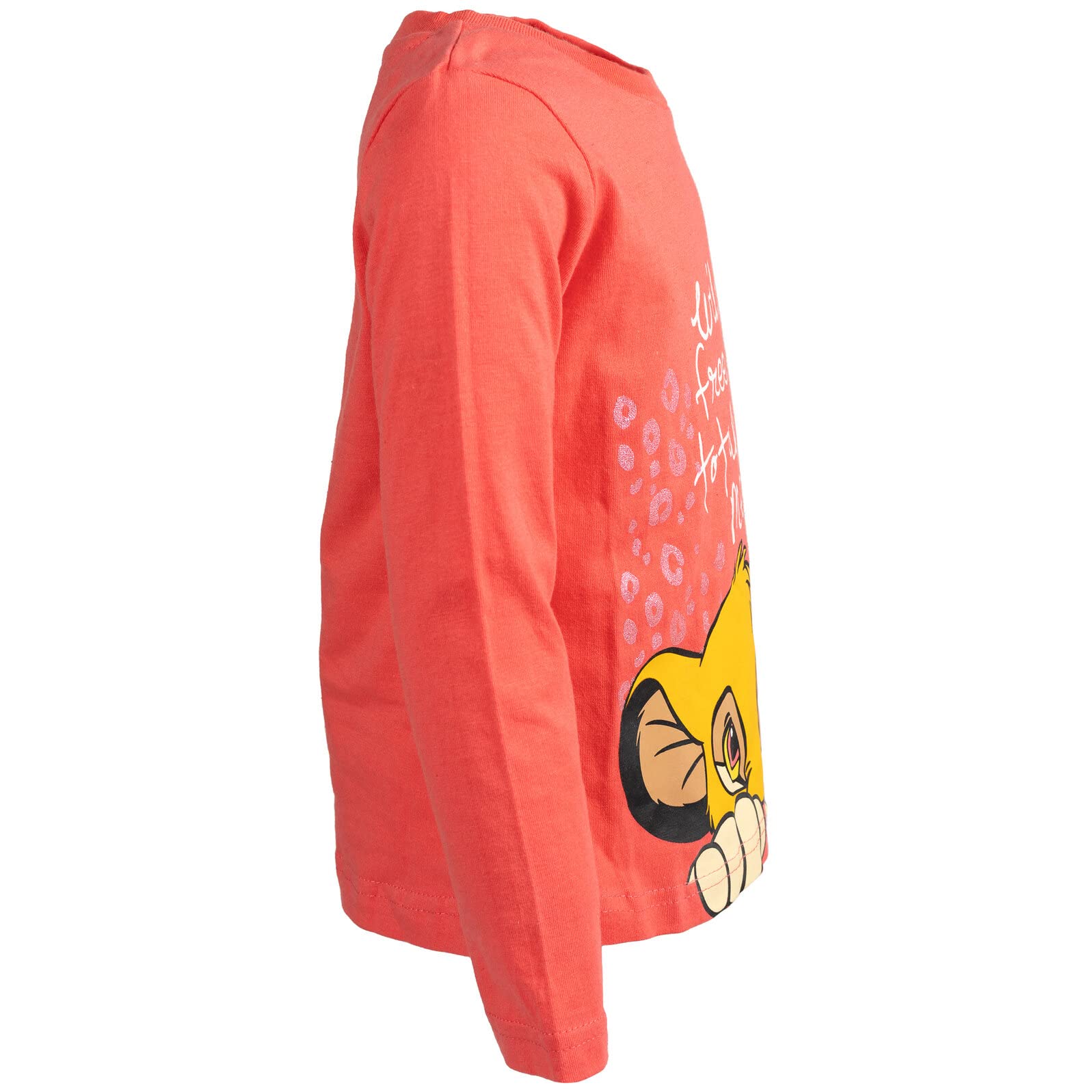 Disney Król Lew, Nala Simba, dziewczęcy, T-shirty dla małych dzieci i dużych dzieci, 2 sztuki