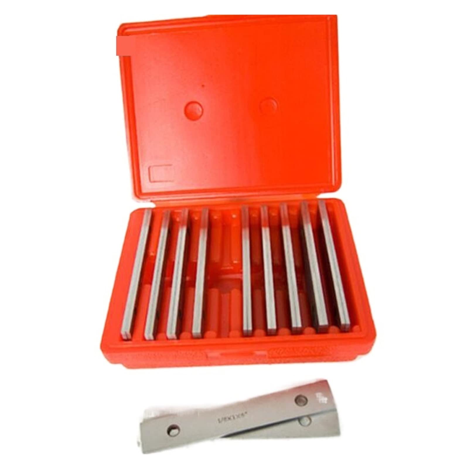 Juego de bloques patrón, 10 pares 1/8 "; Conjunto de bloques paralelo de precisión Juego de herramientas de calibrador de medición de contorno Herramienta de medición, Medición precisa