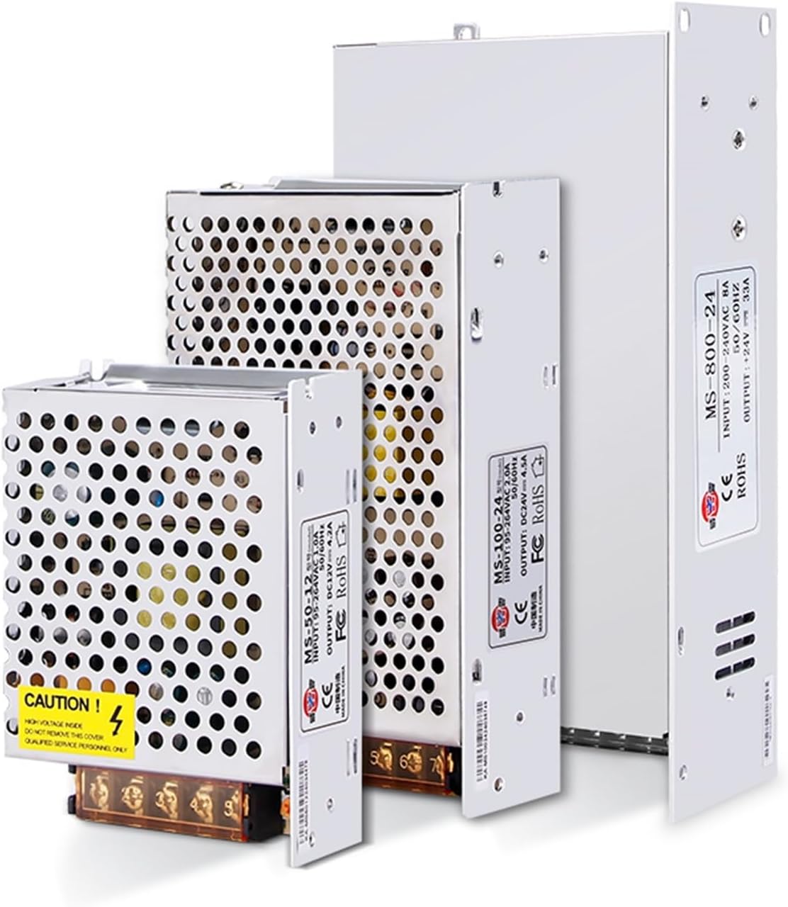 KLVN MS-35W/50W/100W/120W/150W Compact Adapter 220V to 12V/24V/5V Adapter(MS-60-5【5V12A】)