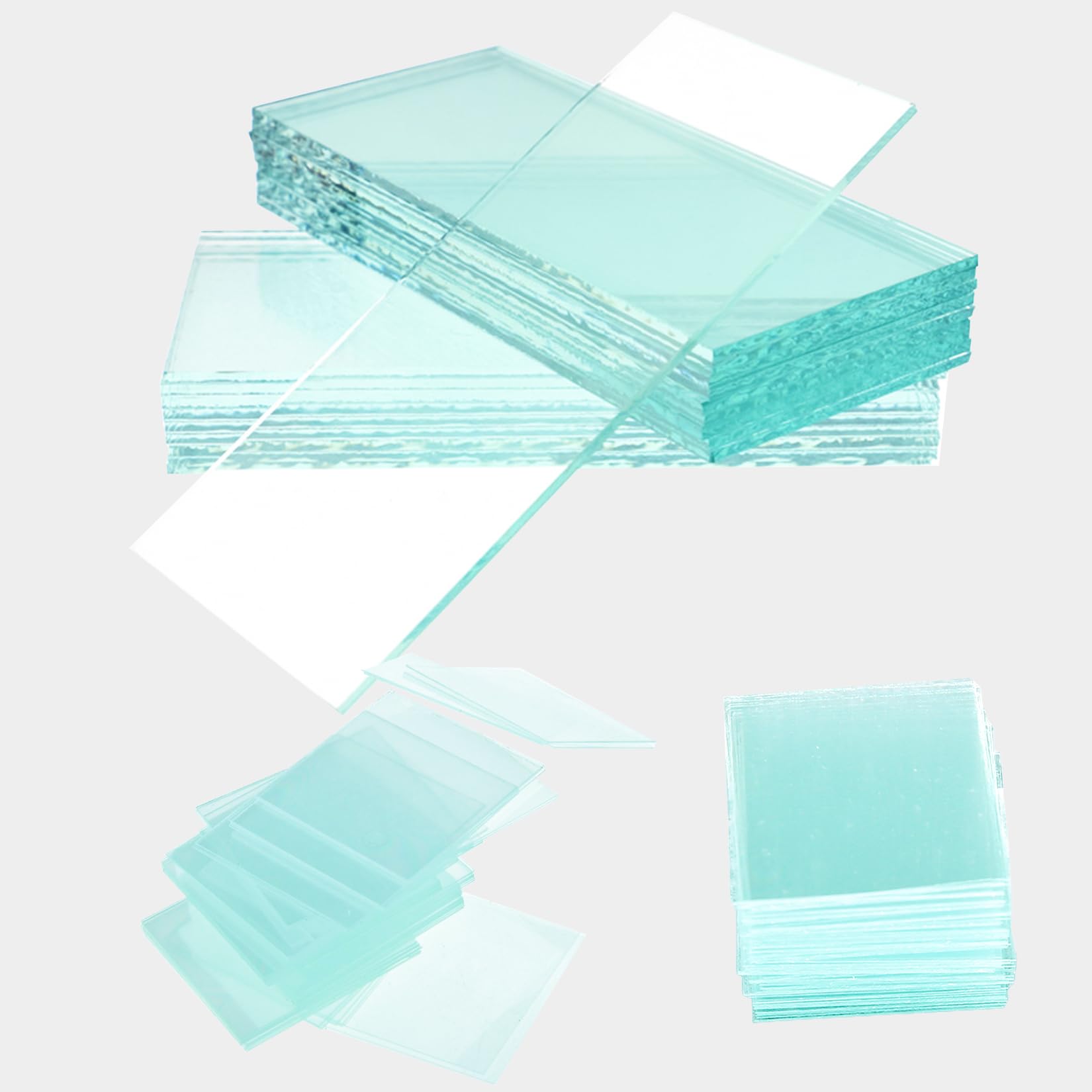 Byomic Voorwerpglaasjes 25x75 mm 50 st. en Dekglaasjes 18x18 mm 100 st