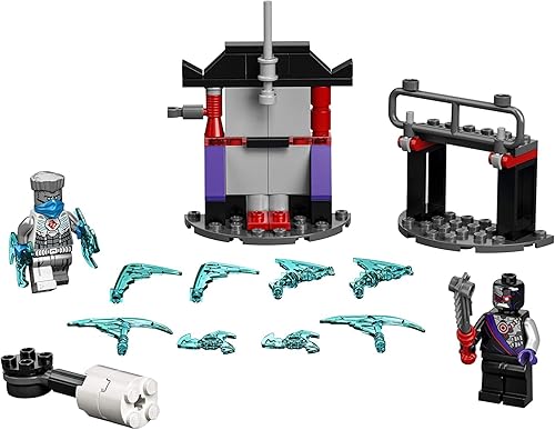 Miniatura 3 de LEGO NINJAGO - Juego de batalla épica - Zane vs. Nindroid 71731 Kit de construcción; juego de juguete Ninja con un juguete de batalla giratorio,