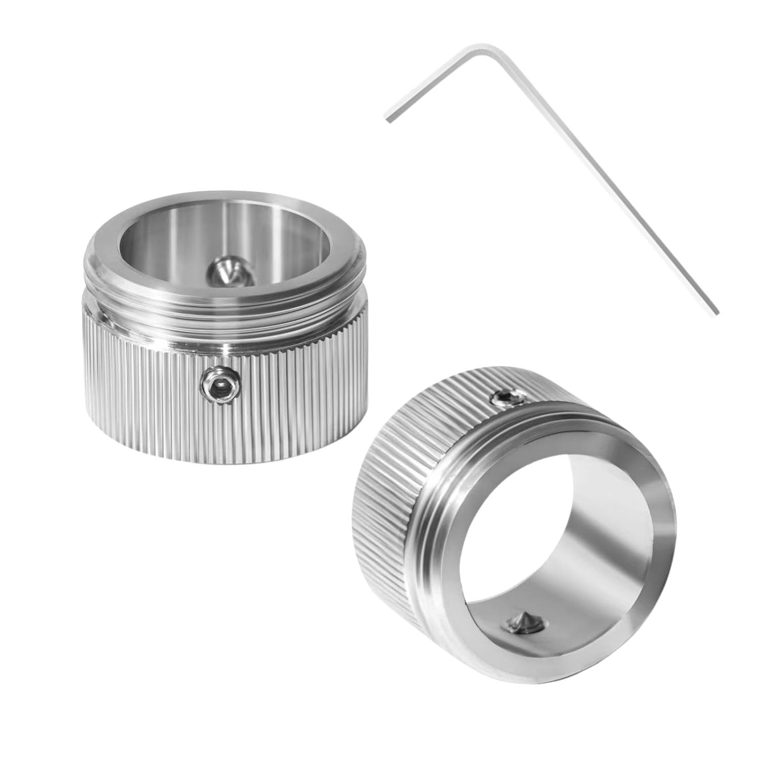 2 Adattatori Per Valvola Termosifone In Acciaio Inox - M30 X 1.5, Compatibili RA RAV RAVL