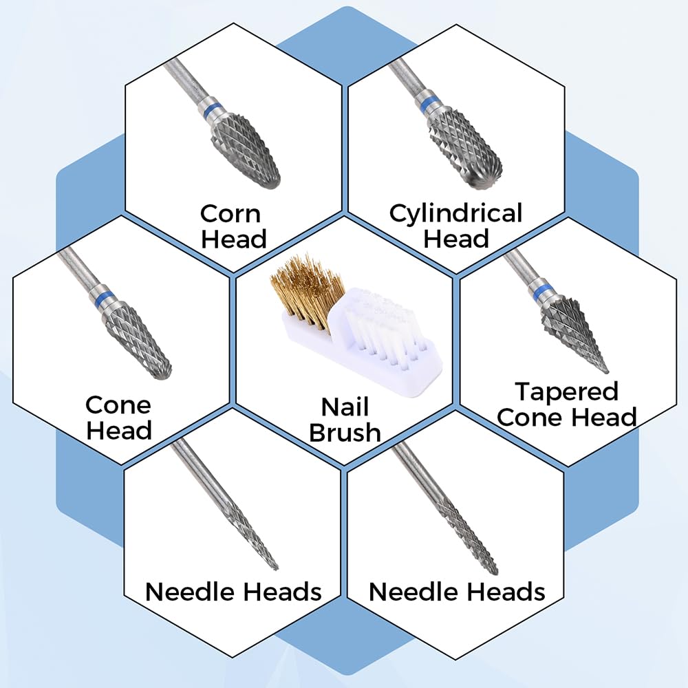 Dophee 6PCS Nail Drill Bits Set - Image 3