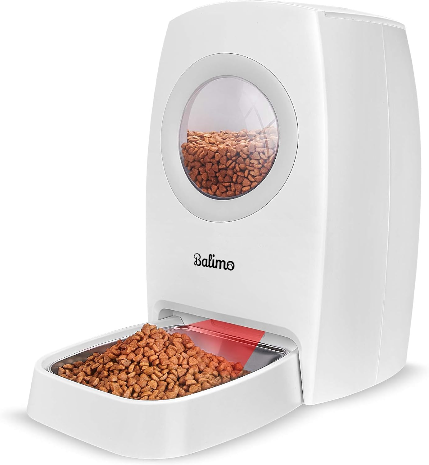 Balimo 6L Automatic Cat Feeder for Dogs and Cats, Automatic Feeder with Food Desiccant Bag, Timer Programmable Feeding, Portion Control…