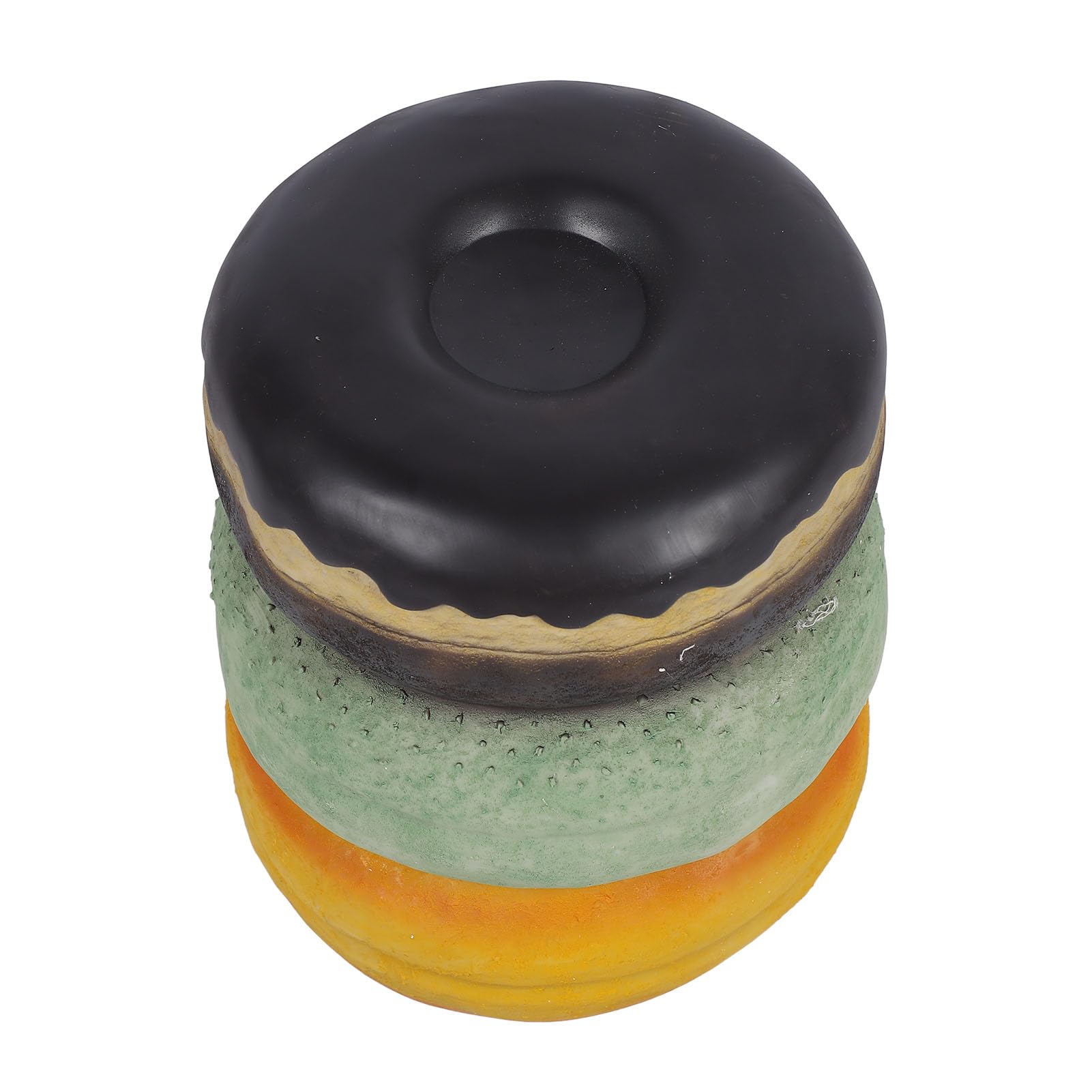 Taburete de comida simulada bonita forma de donut resina suave c ó modo zap