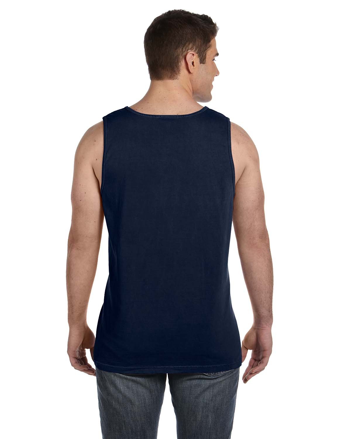 Comfort Colors C9360 Ringspun Garment-Dyed Tank - TRUE NAVY - L