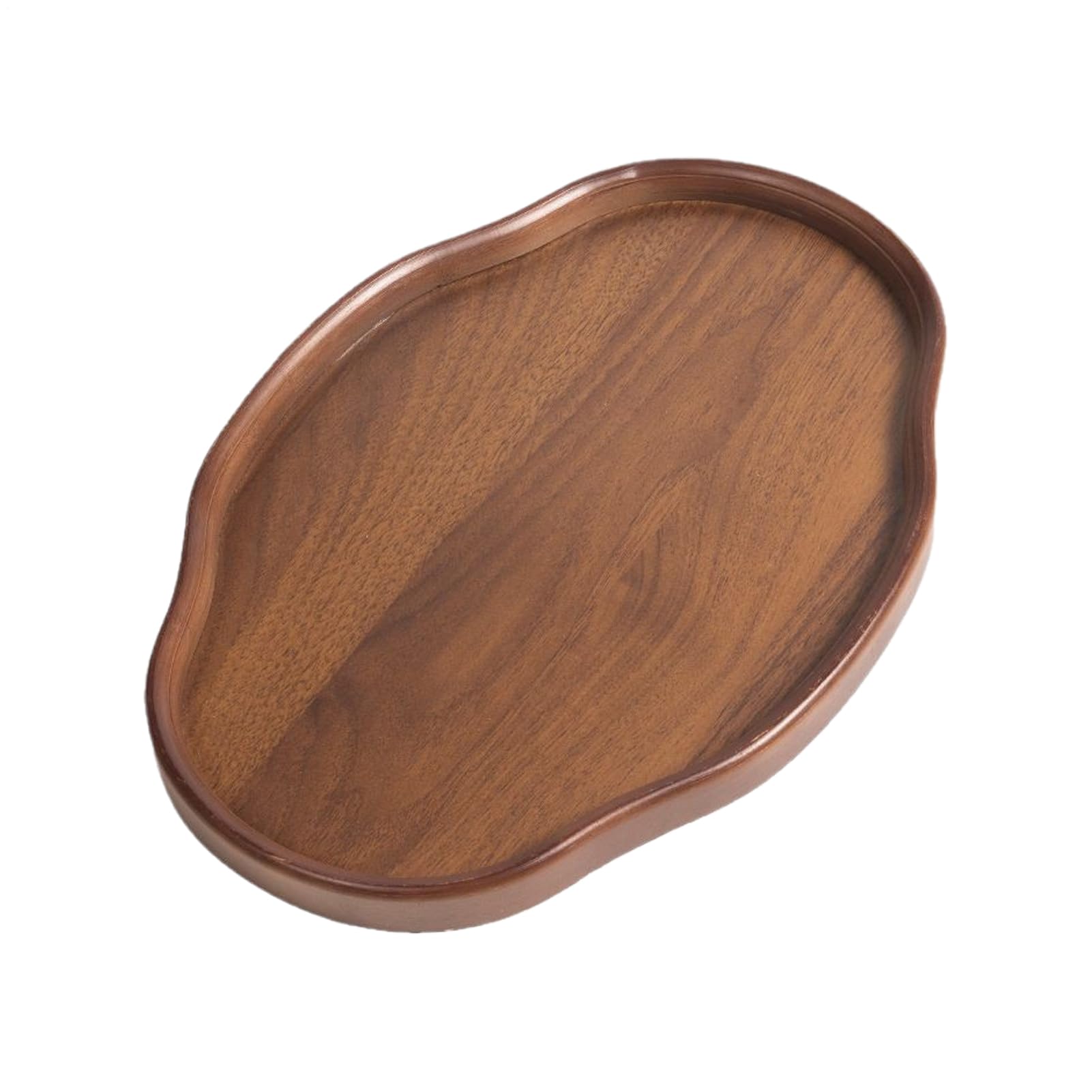 Plat en bois de service pour thé et fruits de cuisine