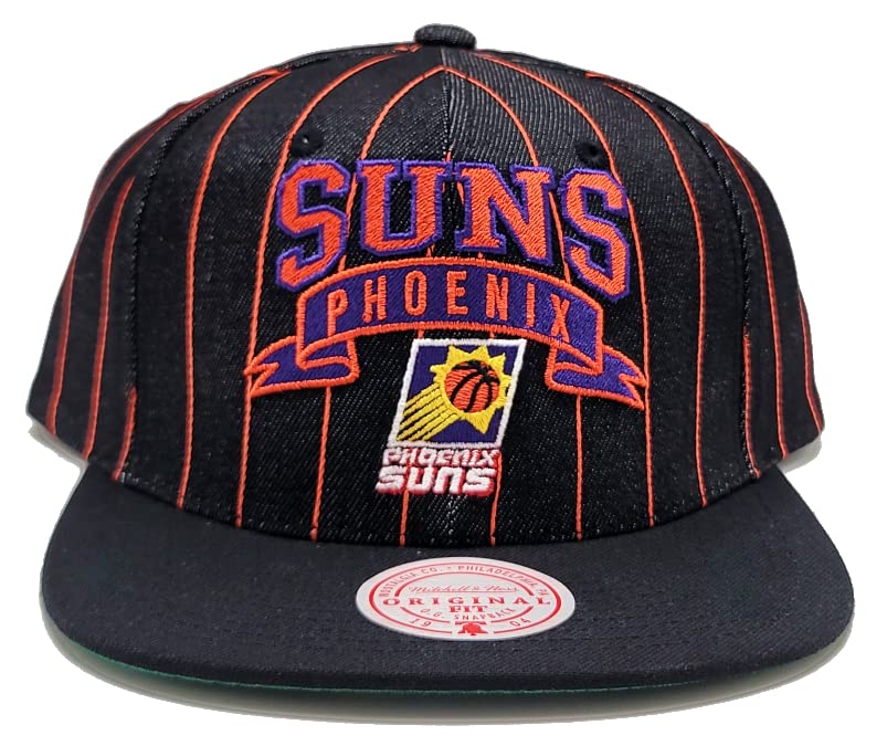 Mitchell & Ness Phoenix Suns Black Orange Snapback miniatura 3
