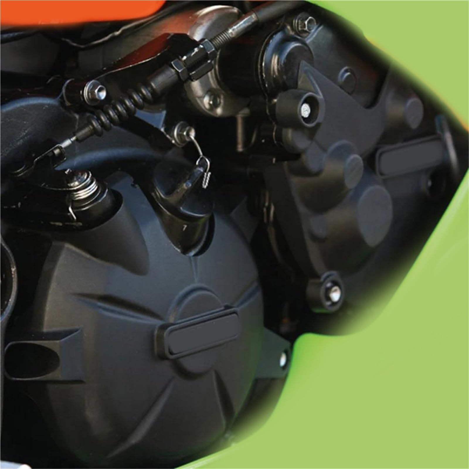 Housse protection moteur Kawasaki ZX6R pour roulage piste et trajets quotidiens