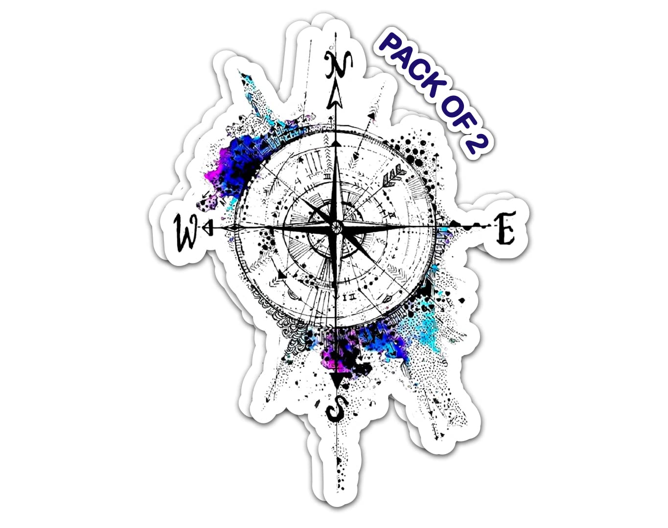 IMPERIAL VIBES – Not All Those Who Wander are Lost Sticker – Vinyl Decal for Car, Truck, and Van – Removable Indoor and Outdoor Use for Laptop Sticker