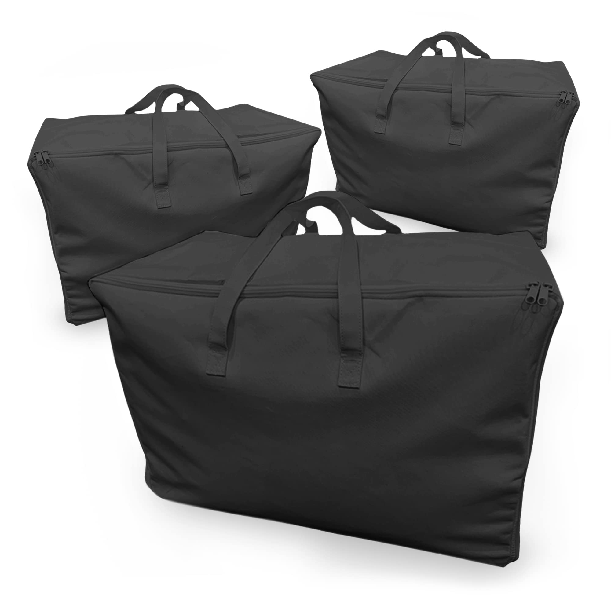 Eco Home Store Oversize Large Storage Bag Organizer with Zips. for Moving Clothes Storage, Laundry Bag, Packing