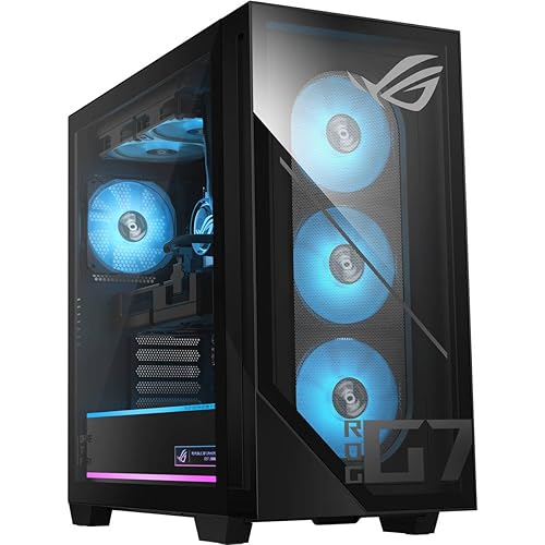 ASUS ROG G700 (2025) Gaming Desktop PC, Intel® Core™ Ultra 7 265F Processor, NVIDIA® GeForce RTX™ 5070, 1TB M.2 NVMe™ PCIe® 4 SSD, 32GB DDR5 RAM, Windows 11 Pro, G700TF-XS776