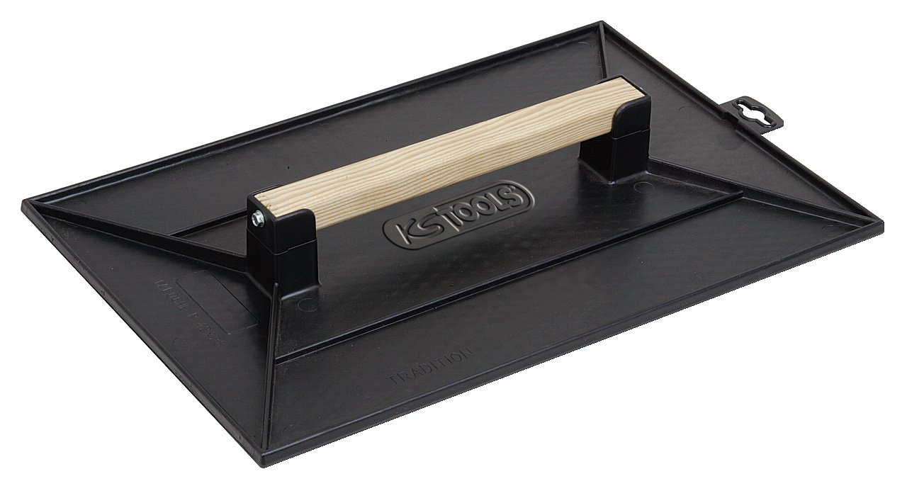 KS Tools 144.0520 Taloche plastique noire - Poignée bois - Plateau alvéolé