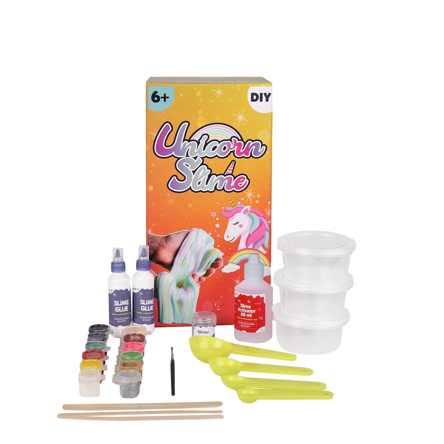 TOYIQ Unicorn Slime for Kids Kids Unicorn Crush with Glitter & Slime Surprise Loud Slime | Non Toxic | | Jelly Putty Toys