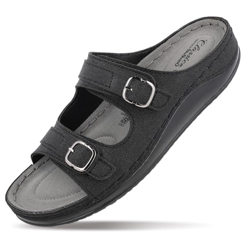 Image of WALKAROO Women's Slip On Comfort Sandals - WLP74008