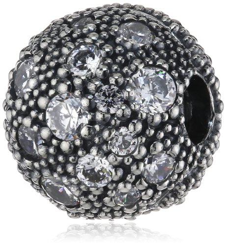 Abalorio de Plata de Ley Pandora 791286CZ con circonita transparente para pulsera