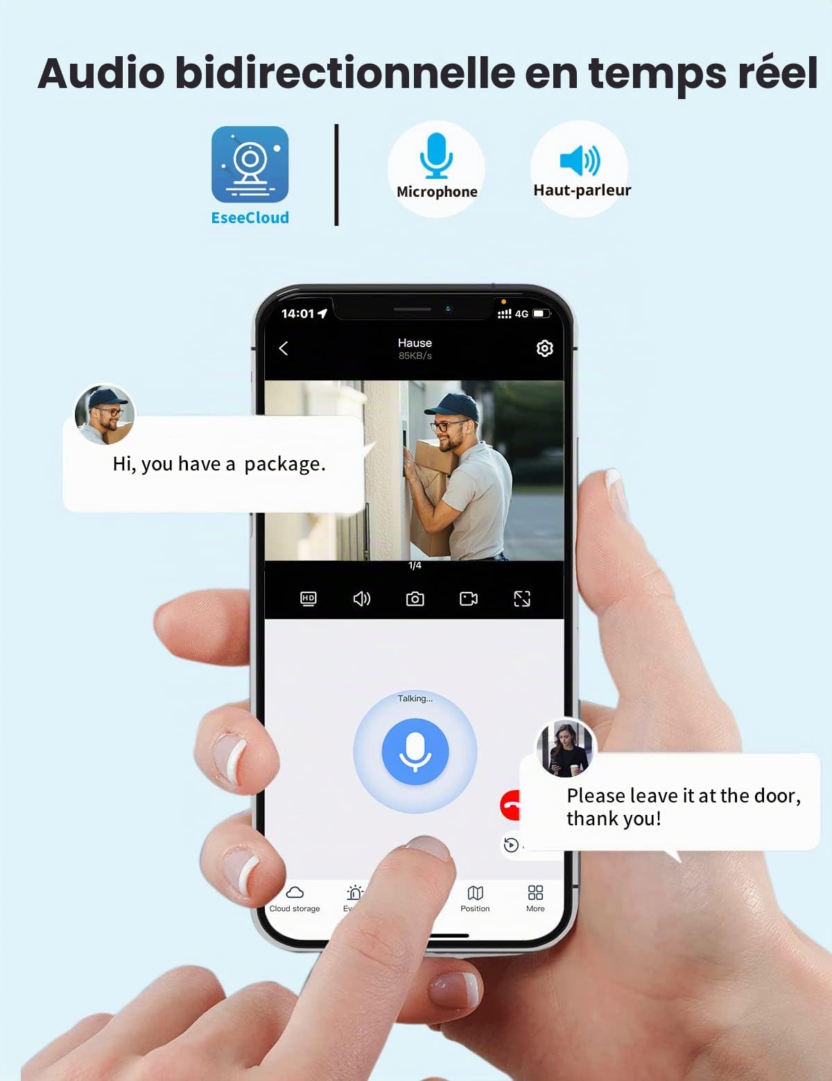 Tonton 2K NVR Enregistreur vidéo numérique réseau WLAN pour caméras de Surveillance sans Fil, accès Smartphone à Distance, accès PC/APP en Ligne à Distance (NO HDD)