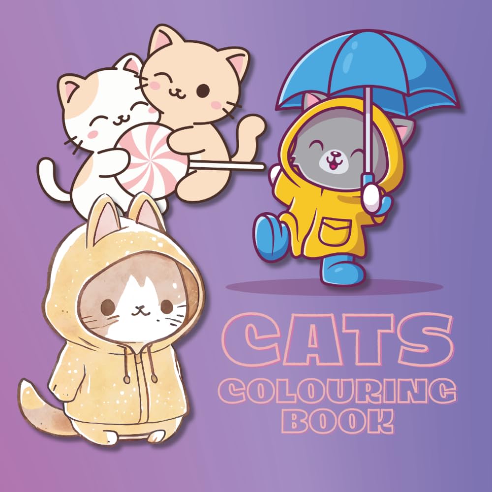 Cats Colouring book: 30 pages of cats