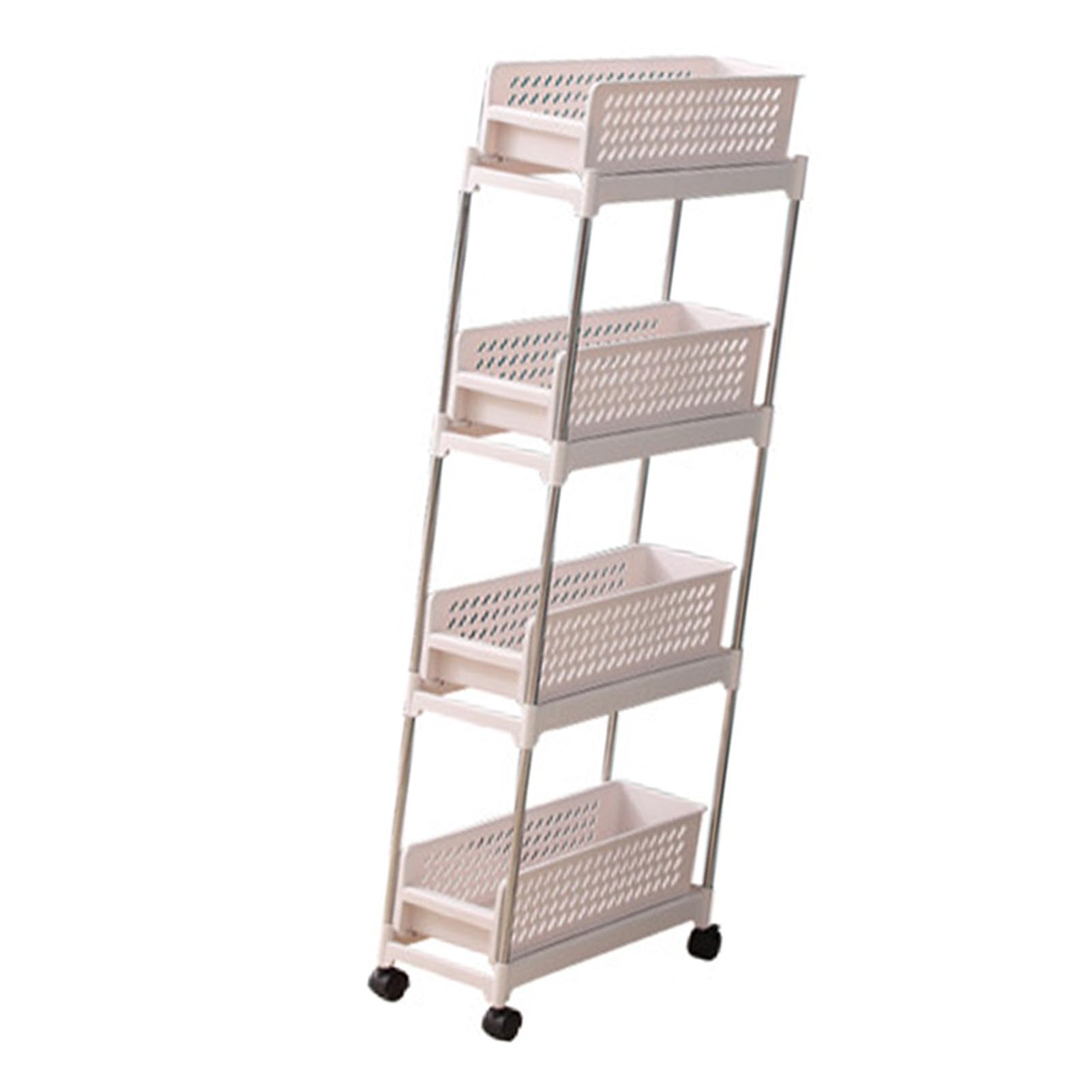 Chariot de rangement réglable à 4 couches pour optimiser votre espace intérieur
