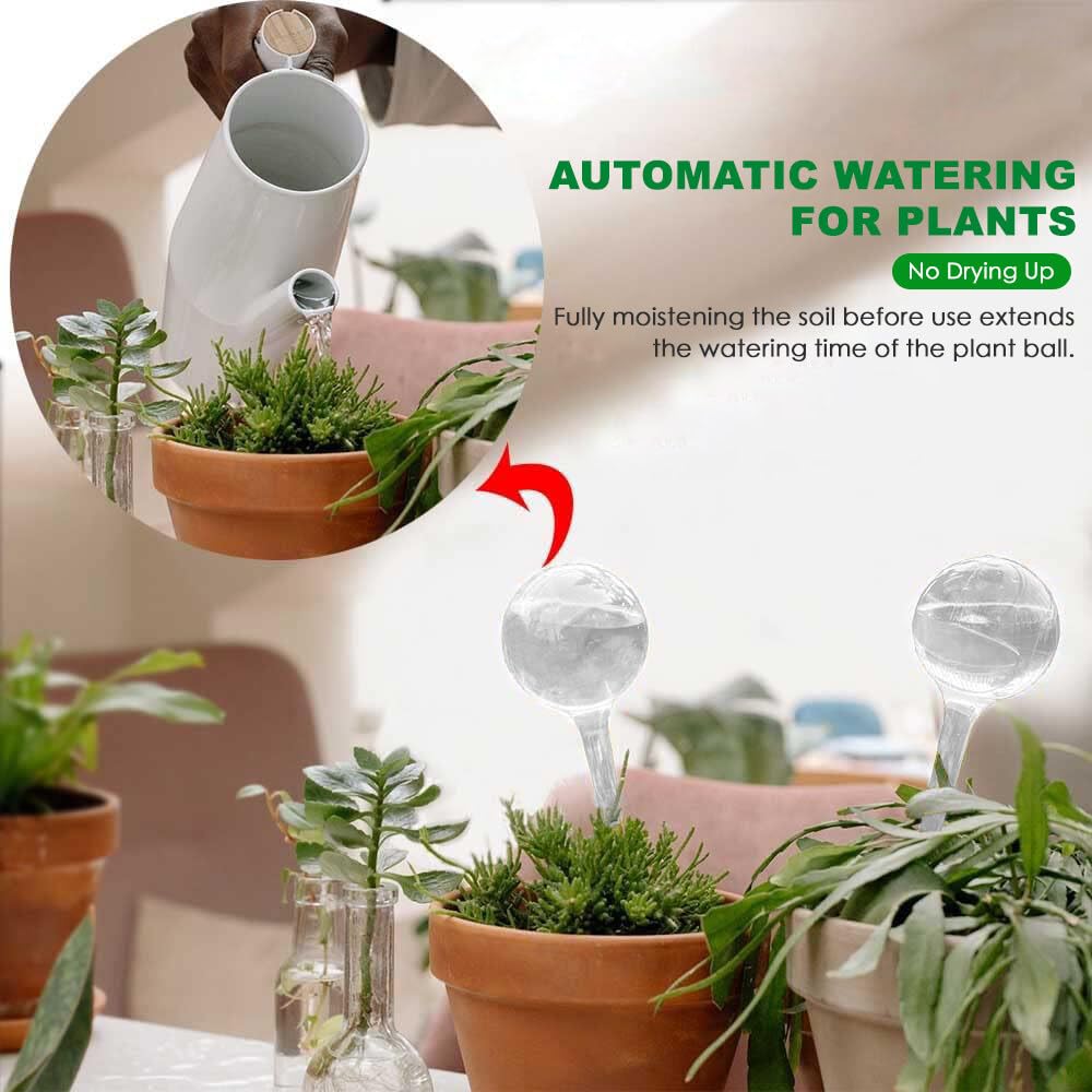 Hayaww Irrigatieballen – 6 Stuks, Transparant PVC, Automatische Watergeefballen Voor Potplanten, Ideaal Voor Op Reis