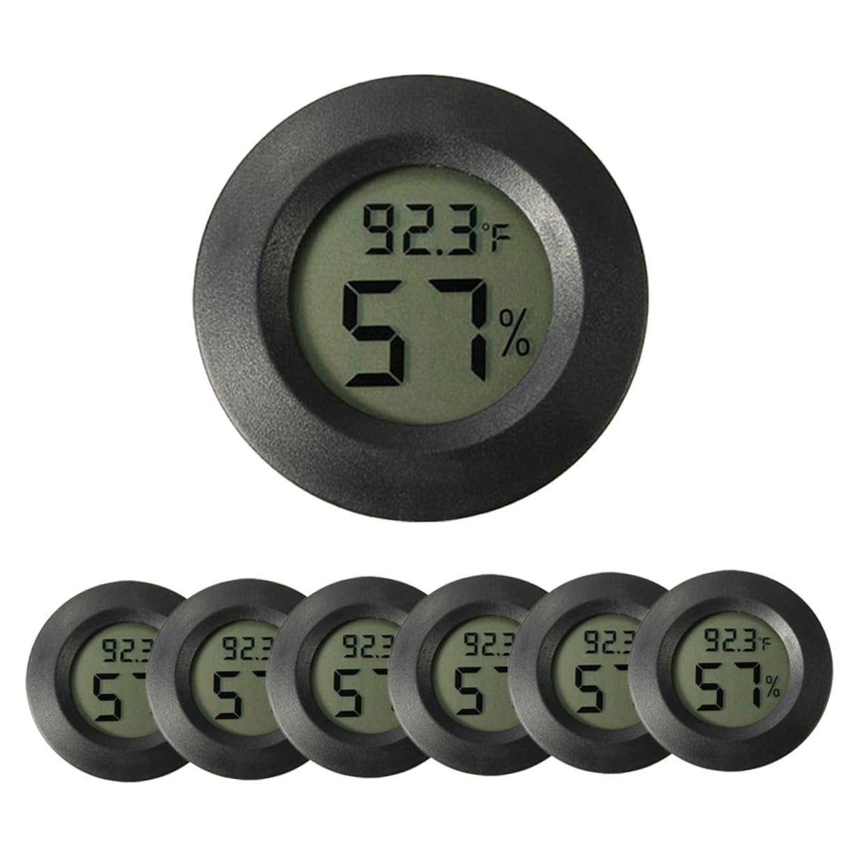POPETPOP 21pezzi Mini Igrometro e Termometro per Rettili Misuratore umidità Terrari e Accessori per e Habitat Facile Usare e Trasportare