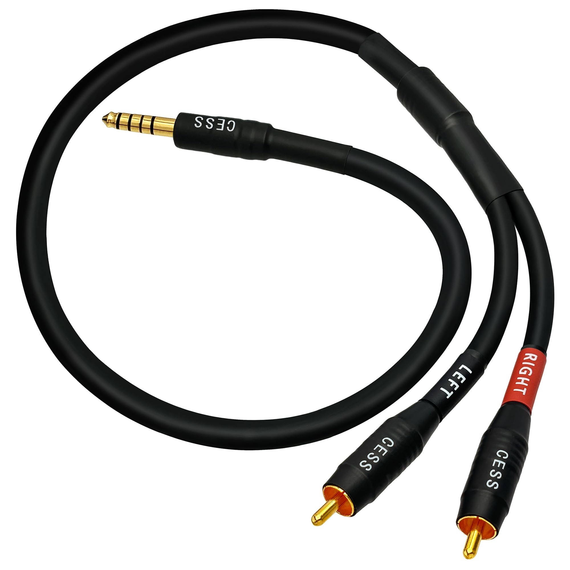 Amazon.com: CNCESS CESS-262 4.4mm Balanced Male to 2 RCA Audio